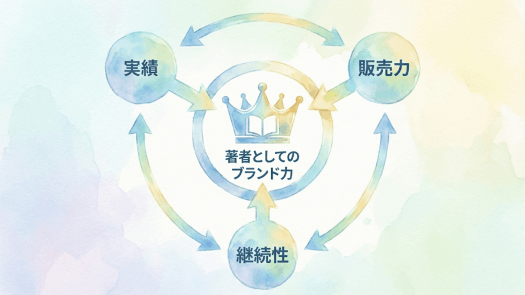 ラインを超えるための鍵は「著者ブランド力」