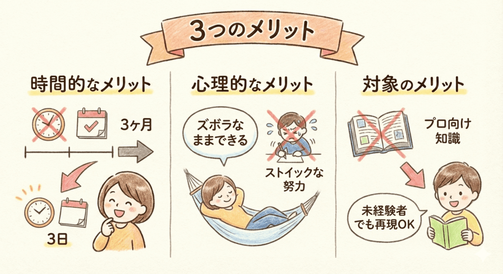 本の「メリット」を具体的に定義する